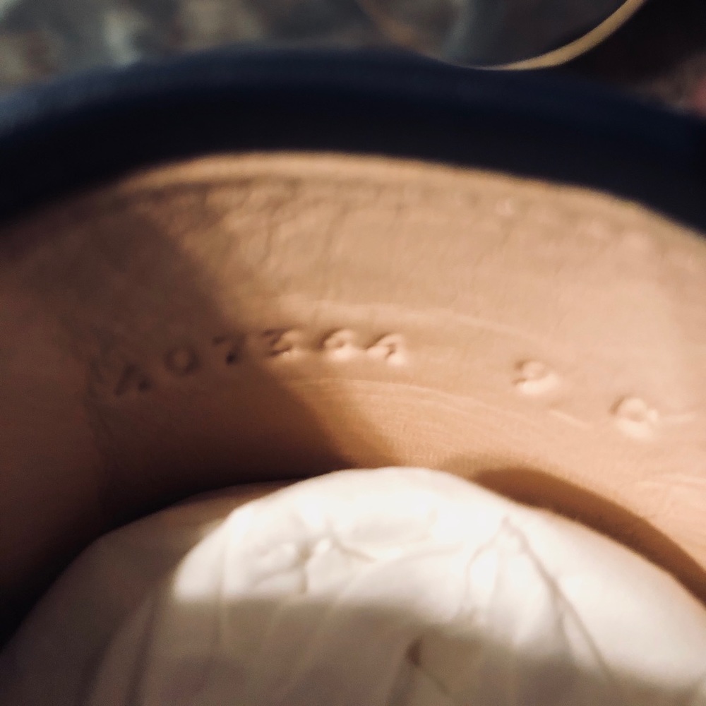 GucciGhost Navy Red White Stars Slip on Sneakers - Picture 7 of 7